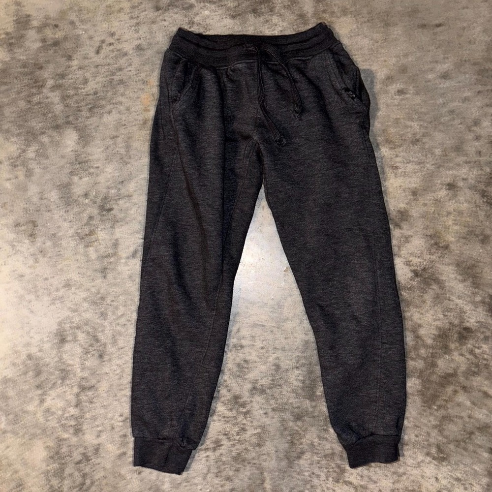 Joe's Sweatpants Girls Medium Black Cotton Performance Athletic Tapered Leg